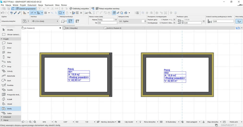 Archicad jak obliczyć kubaturę poradnik 03