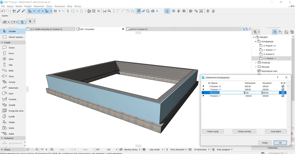 Archicad jak zrobić fundamenty poradnik 07