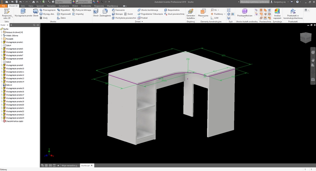 Inventor-jak-sporzadzic-rysunek-2D-Tutorial-Poradnik-1