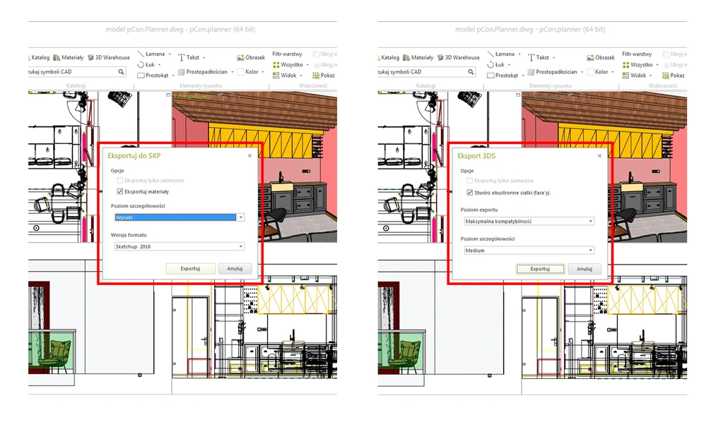 Artlantis - Jak importować pliki z pCon.Plannera? Poradnik, tutorial - 03 