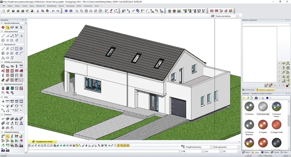 Program EliteCAD – modułowe narzędzie BIM alternatywa Archicada 2026