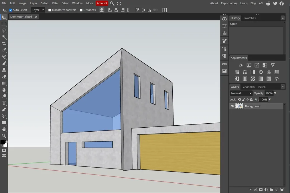 Jak stworzyć przekonujące wizualizacje za pomocą SketchUp Free i Adobe Firefly? - 04