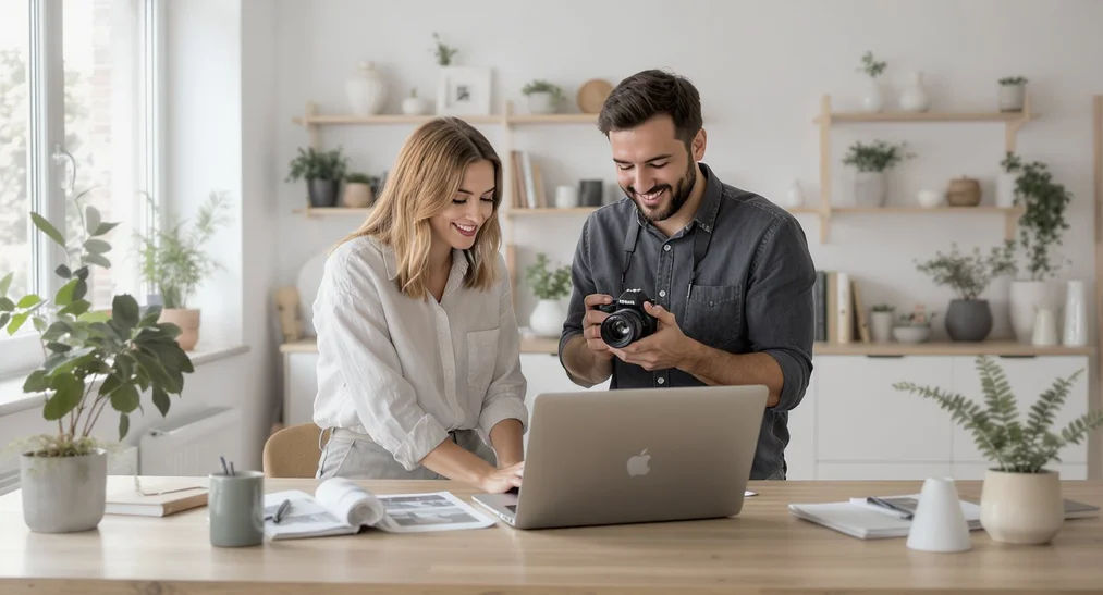 Fotografia wnętrz salonu - Jak wybrać fotografa wnętrz i przygotować się do współpracy