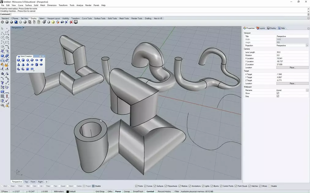 Premiera kursu! Rhinoceros 3d od podstaw - 02