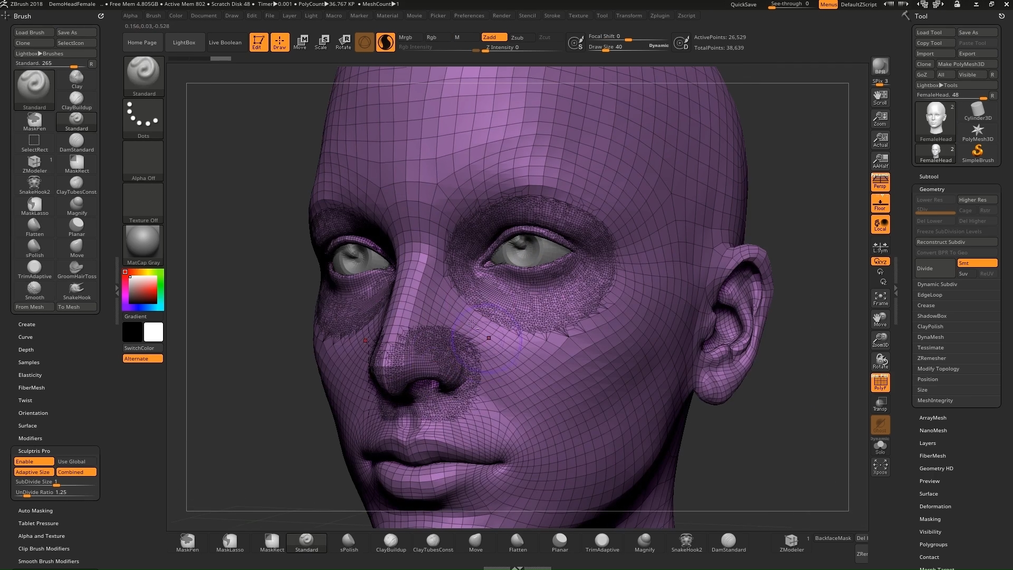 Premiera kursu! Zbrush 2018 od podstaw