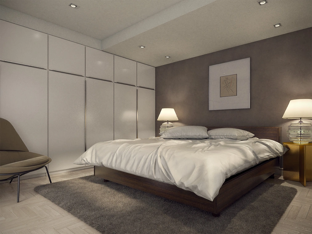 Kurs - Sketchup + V-ray 3.4 - Wizualizacje wnętrz mieszkania M2 - 02