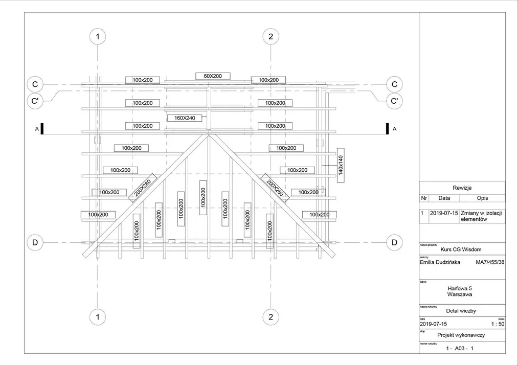 Projekt wykonawczy w Revit.