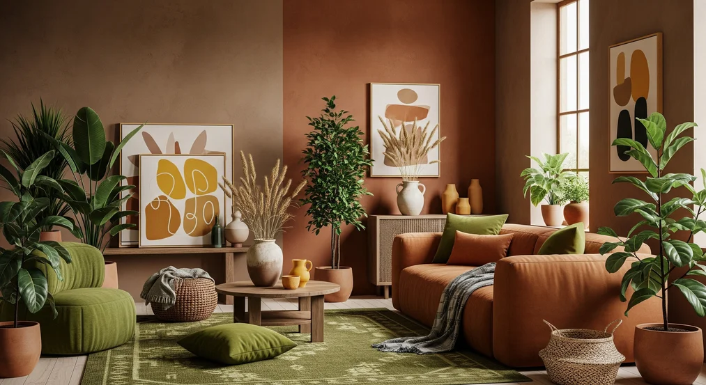 Naturalne materiały i organiczne formy we wnętrzach 2025 - Trendy dla architektów i projektantów