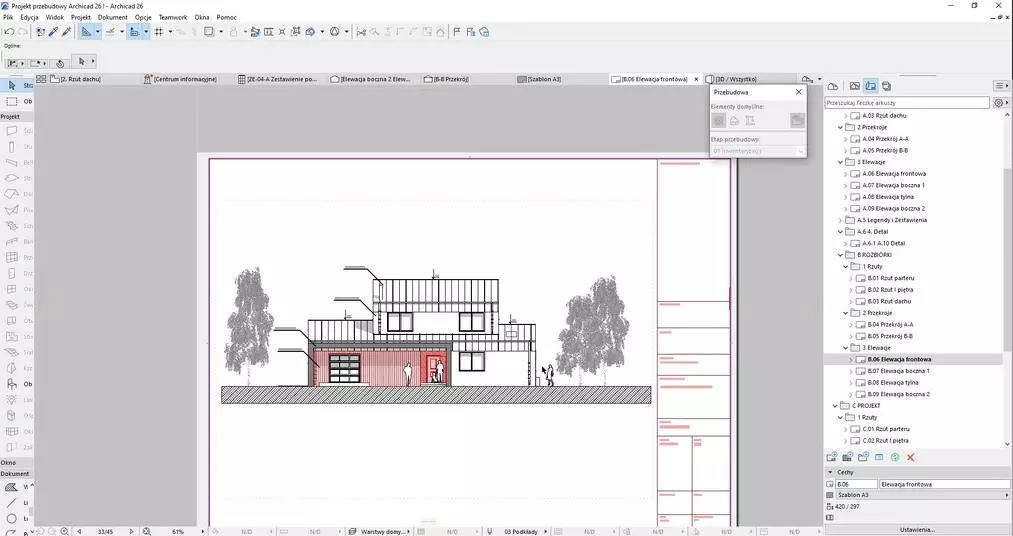 ᐈ Kurs Archicad - Projekt Przebudowy Domu Jednorodzinnego Kurs Wideo ...