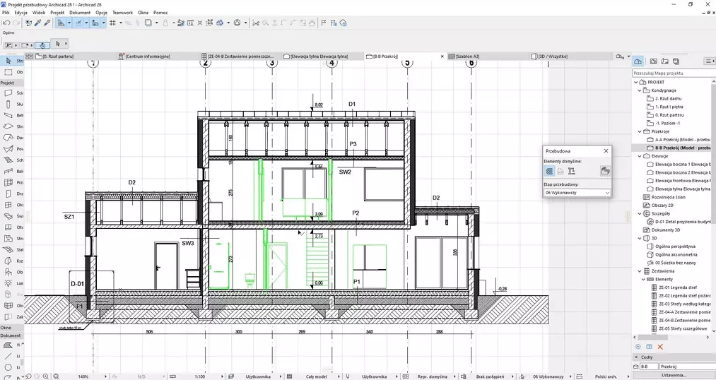 ᐈ Kurs Archicad - Projekt Przebudowy Domu Jednorodzinnego Kurs Wideo ...