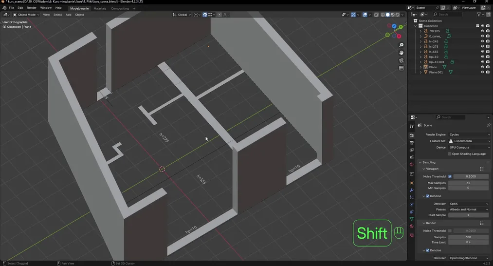 Kurs Blender - Zaawansowane szkolenie wizualizacji wnętrz  - 21