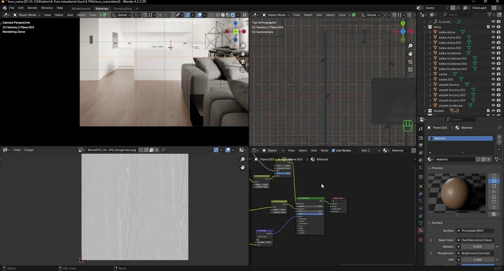 Kurs Blender - Zaawansowane szkolenie wizualizacji wnętrz - 22