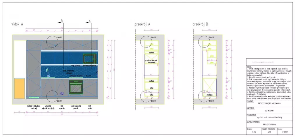 Kurs Autocad - Opracowanie dokumentacji technicznej projektu wnętrza od podstaw - 02