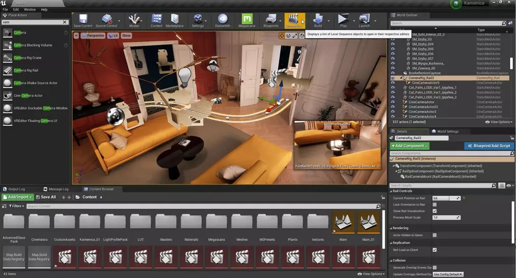 Unreal Engine + 3ds Max - Animacje wnętrz od podstaw - 24