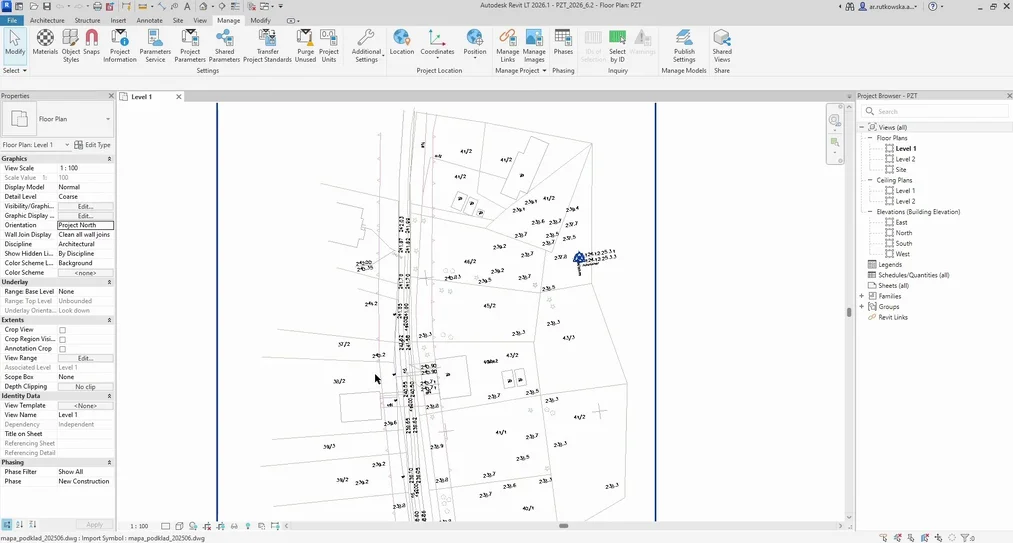 Tworzenie cyfrowego modelu terenu w Revit – kurs zagospodarowania terenu domu jednorodzinnego