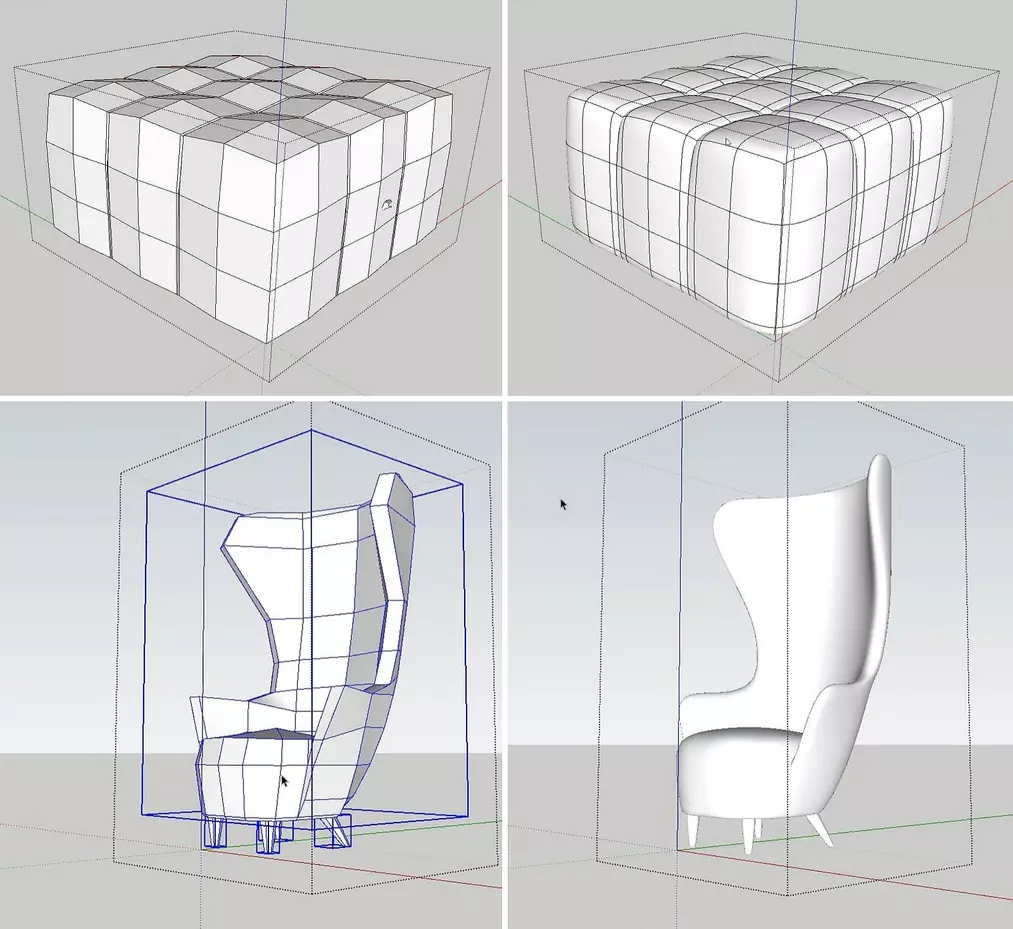 Kurs - Sketchup - V-ray 3.6 - Różne sposoby oświetlenia wnętrza - 02