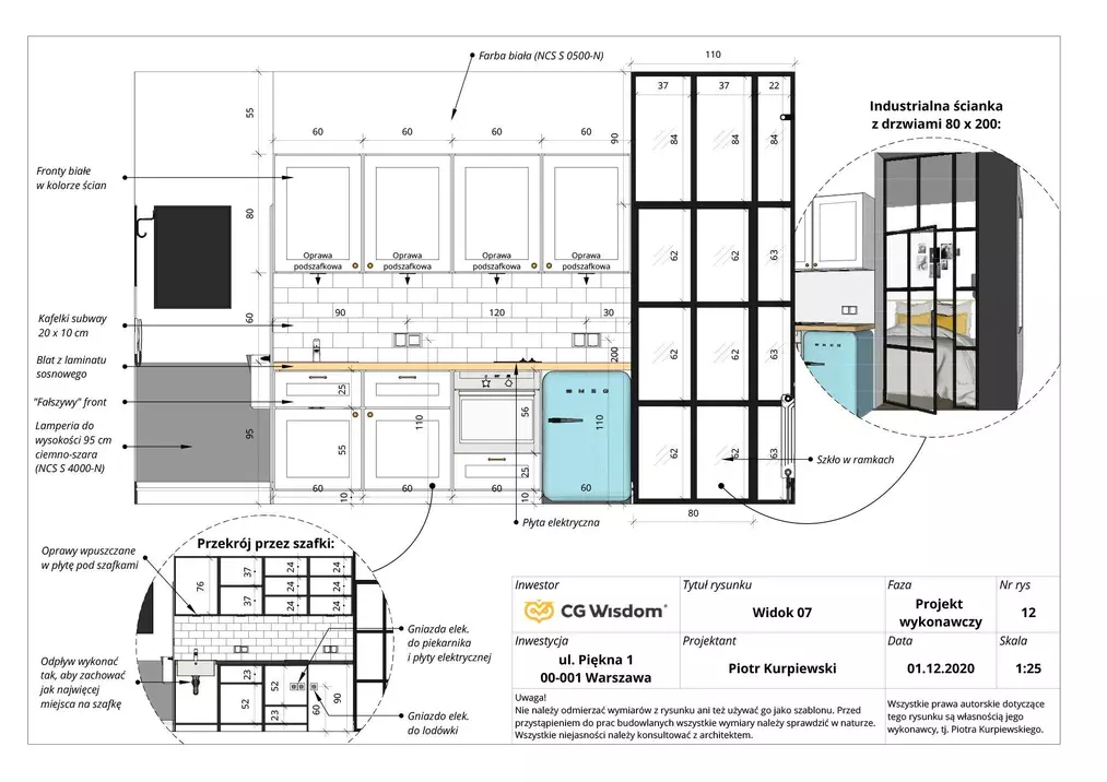 Sketchup 2020 + Vray 5 + LayOut - Przygotowanie projektu mieszkania - 03