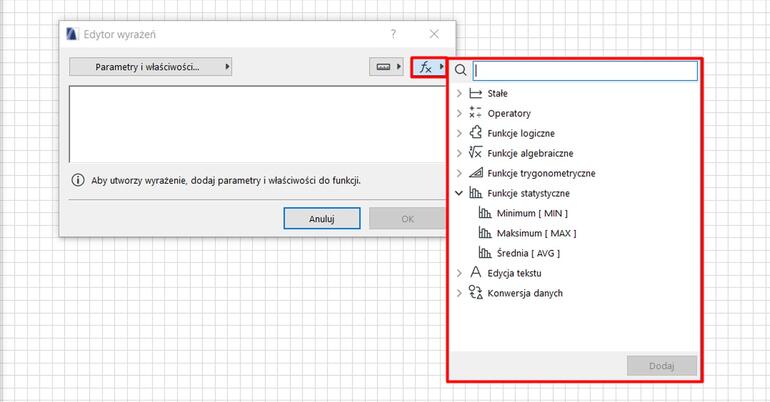 Archicad – Czym są wyrażenia i jak z nich korzystać? Poradnik, tutorial - 07