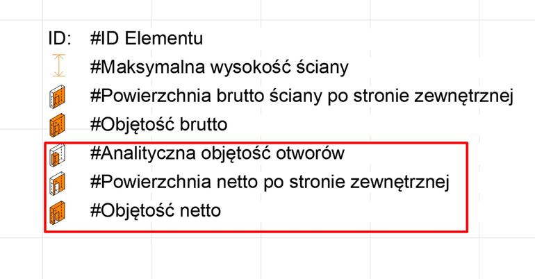 Archicad - Własny wariant graficzny etykiety - Poradnik, tutorial -05