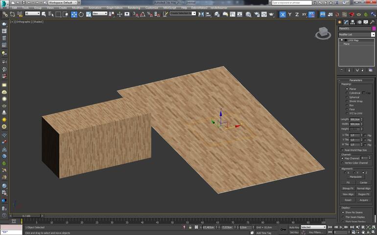 3ds Max - Jak nałożyć teksturę i określić jej rozmiar - Tutorial poradnik - 11