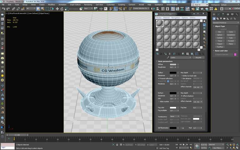 3ds Max - Vray - Jak zrobić lustro? Poradnik, tutorial - 01