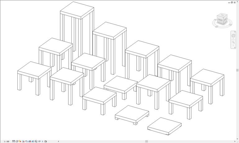 Revit - Różnica pomiędzy parametrem typu a parametrem elementu - Tutorial, poradnik - 007