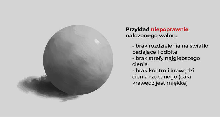 Digital painting - podstawy - jak cieniować? Malowanie waloru. - 03