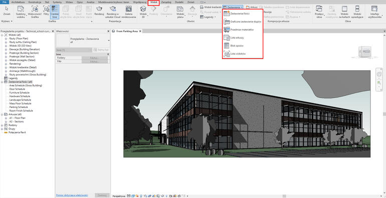Revit – Jak zrobić zestawienie pomieszczeń? Poradnik, tutorial - 02