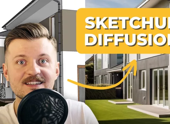 SketchUp Diffusion - Twórz wizualizacje z wykorzystaniem sztucznej inteligencji