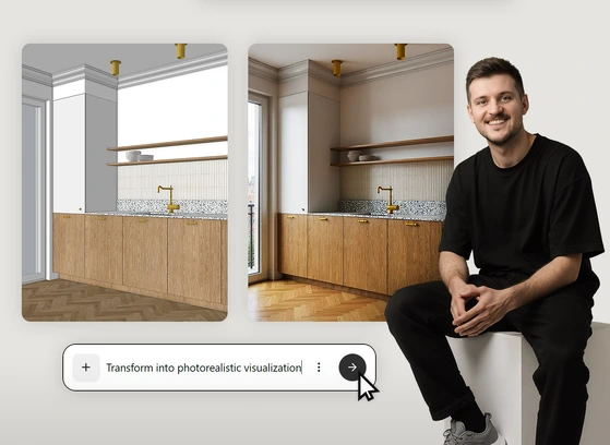 Kurs - Wizualizacje AI - FLUX Kontext w architekturze, projektowaniu i designie