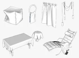 Sketchup - Symulacja tkanin z wykorzystaniem wtyczki ClothWorks