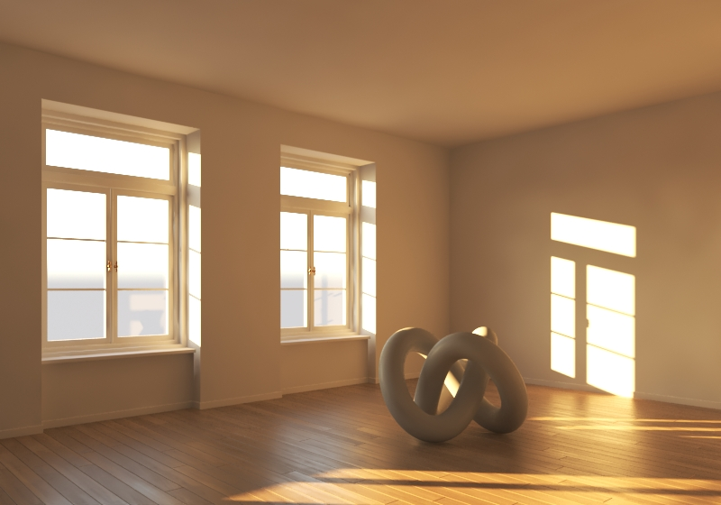 3ds Max - Omówienie światła Vray Sun - Słońce - Poradnik, tutorial - 05