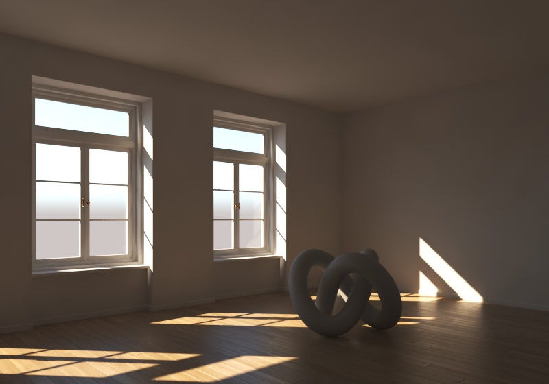 3ds Max - Omówienie światła Vray Sun - Słońce - Poradnik, tutorial - 13