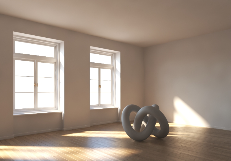 3ds Max - Omówienie światła Vray Sun - Size Multiplier - Słońce - Poradnik, tutorial - 20