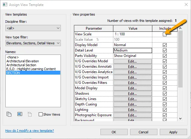 Revit omówienie schematów widoków poradnik - 06