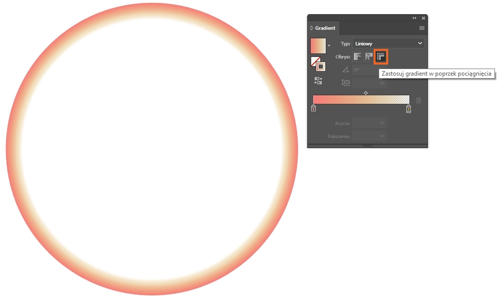 Illustrator - Jak zrobić gradient? Tutorial, poradnik - 09