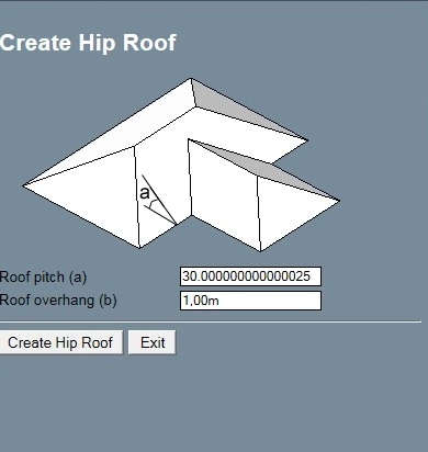 Sketchup - Jak zrobić dach? Omówienie pluginu 1001bit. com - Tutorial, poradnik-11