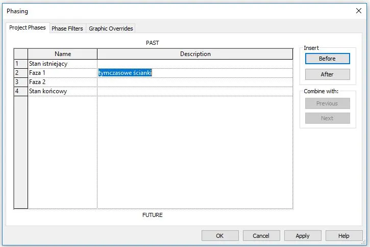Revit - Jak działają fazy projektu? Tutorial, poradnik 03