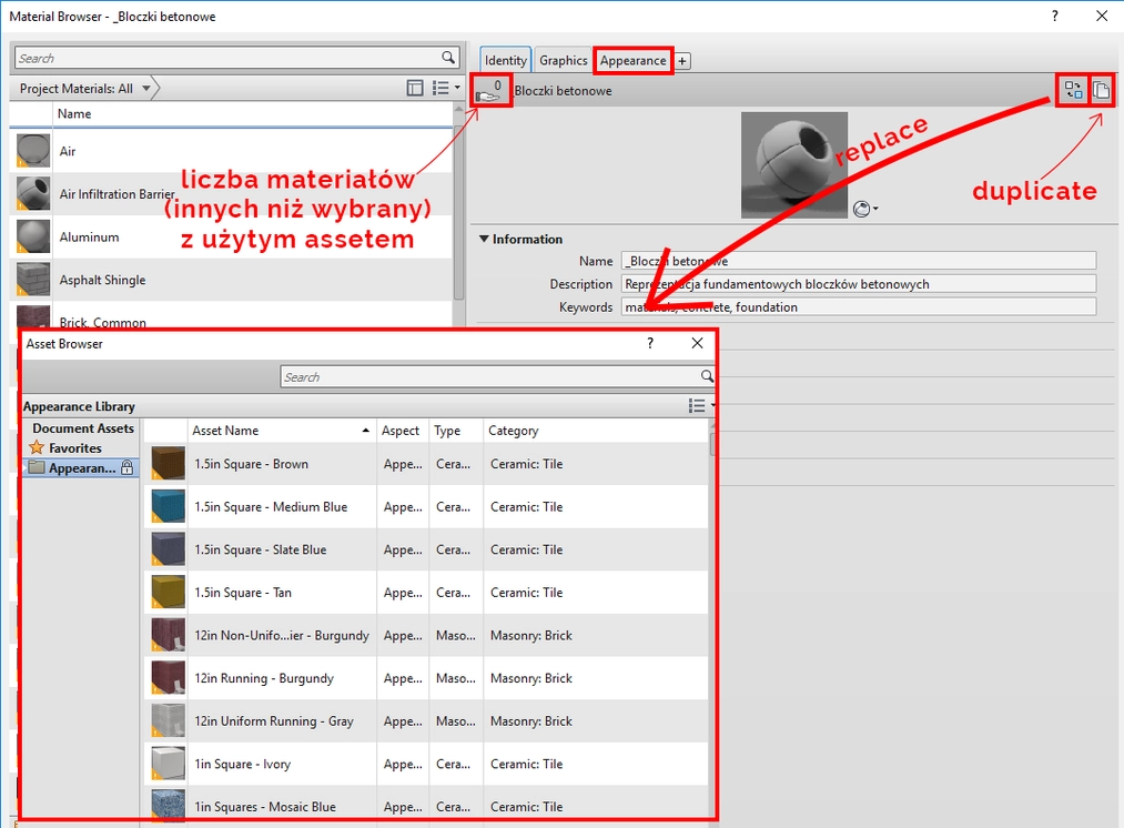 Revit - Materiały - Jak stworzyć swój material - Poradnik, tutorial - 12