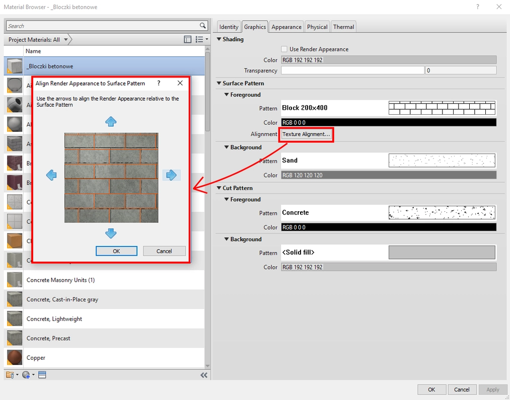 Revit - Materiały - Jak stworzyć swój material - Poradnik, tutorial - 26