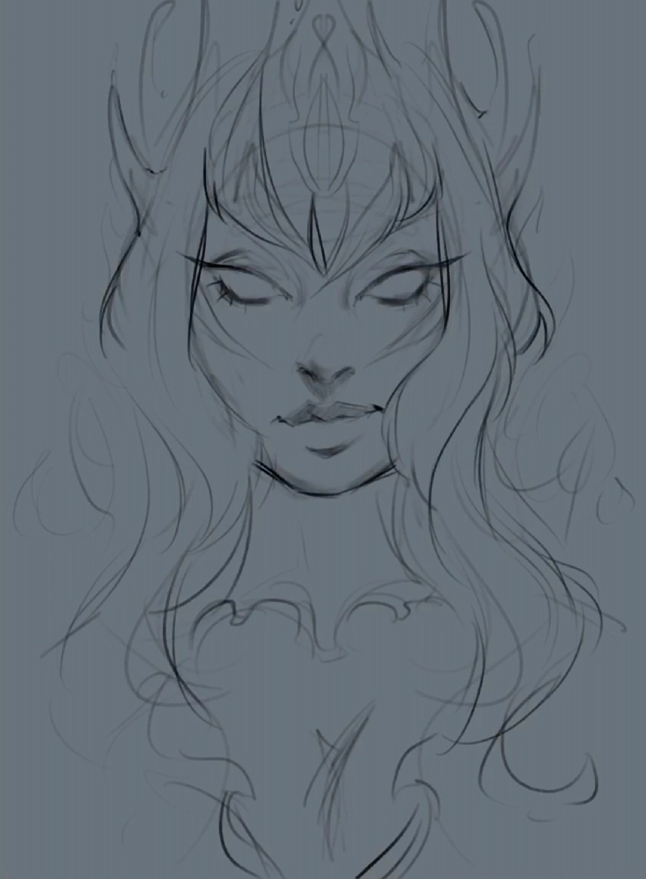 Digital Painting - Jak zacząć? Etapy Pracy. - 01