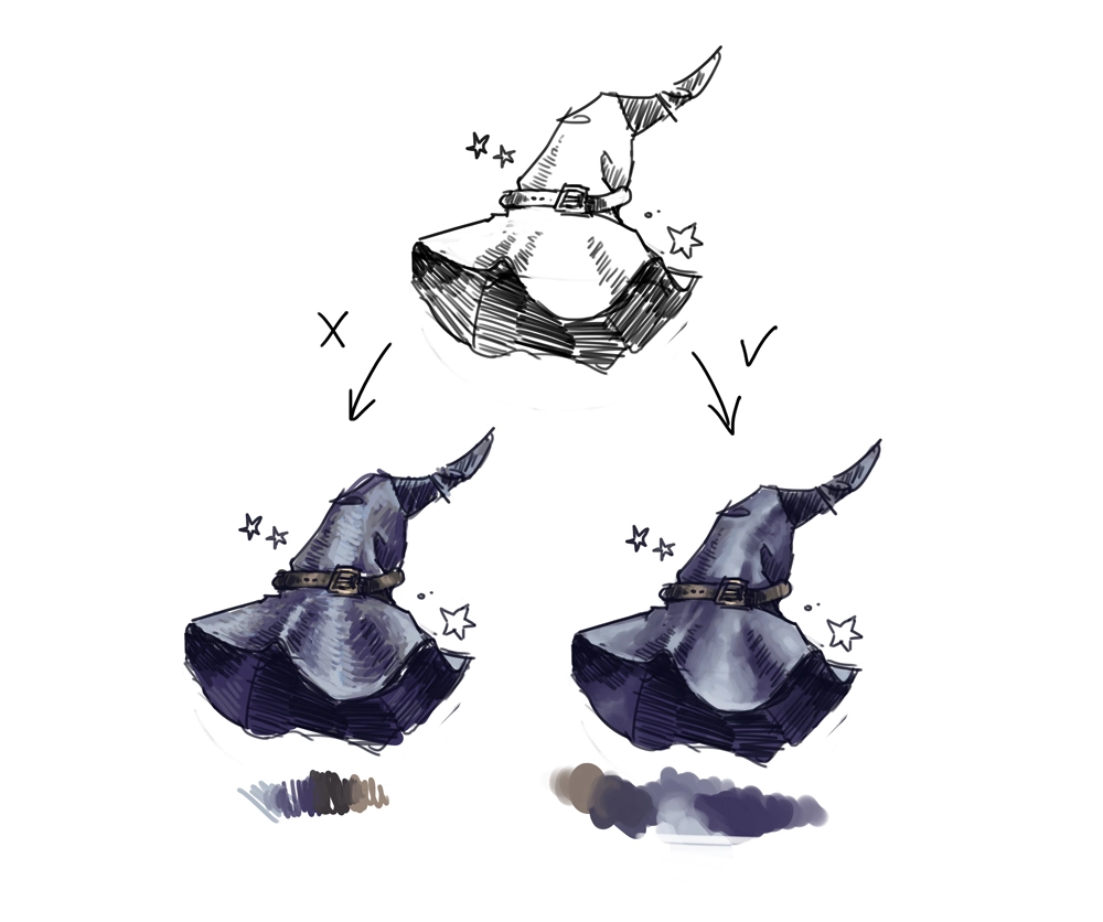 Digital painting - 5 najczęściej popełnianych błędów - tutorial - 02