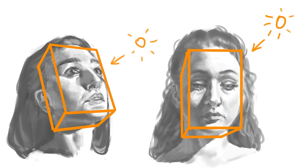 Digital painting - Jak namalować portret - Poradnik - 02