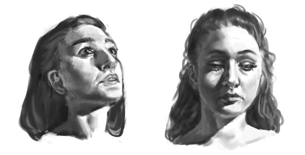 Digital painting - Jak namalować portret - Poradnik - 04