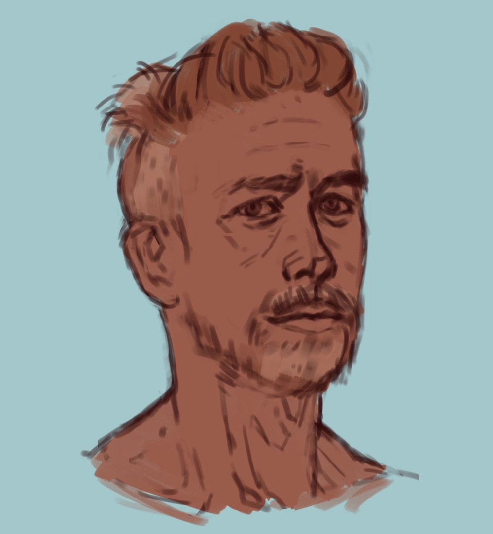 Digital painting - Jak namalować portret - Poradnik - 07