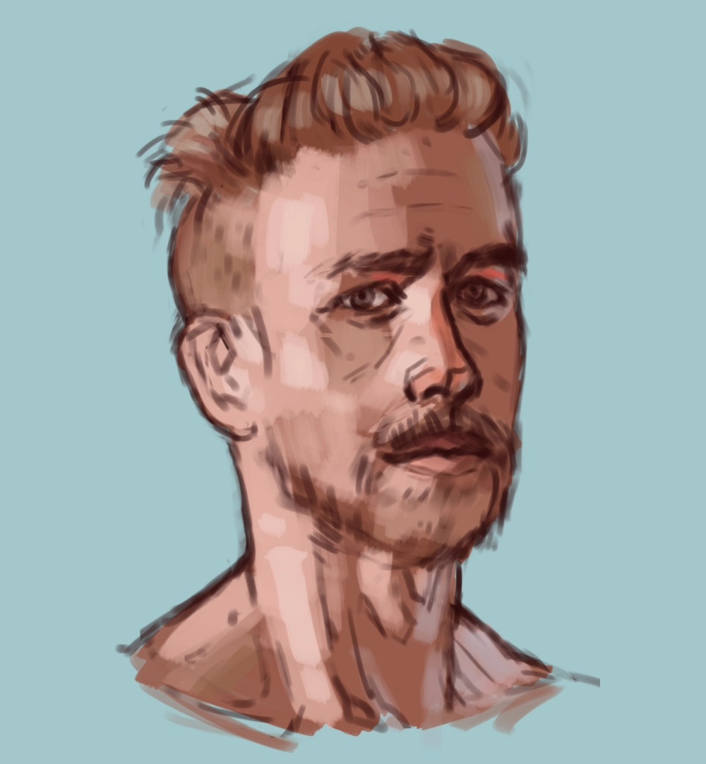 Digital painting - Jak namalować portret - Poradnik - 08