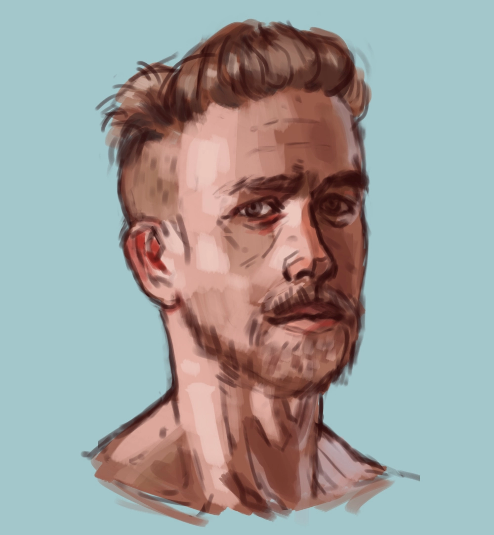 Digital painting - Jak namalować portret - Poradnik - 09