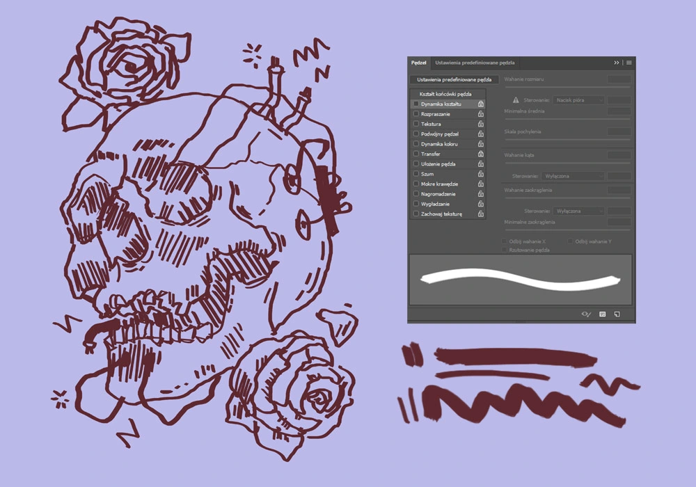 Digital Painting - ustawienia pedzli w photoshopie - Poradnik - 02