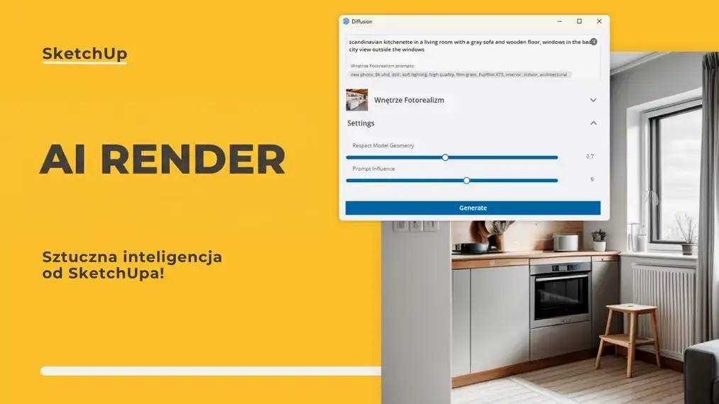 AI Render - sztuczna inteligencja od SketchUpa!