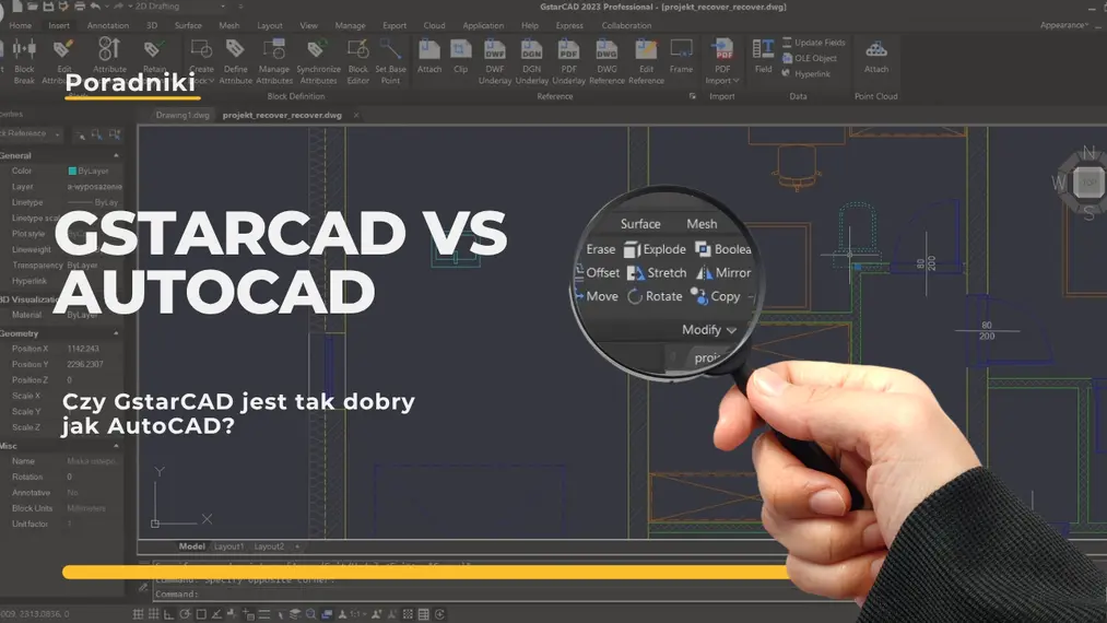 Czy GstarCAD jest tak dobry jak AutoCAD? Zobacz porównanie!